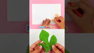 How to Make Leaf Rubbing Art [upl. by Desimone860]