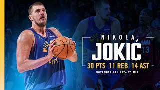 ANOTHER TripleDouble for Nikola Jokić 👀  Full Game Highlights vs Heat 11824 [upl. by Ojyram]