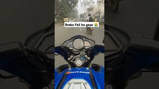 Brakes Fail Ho Gaya 😭 automobile travel vlog snow adventure bike motovlog rider mountain [upl. by Eitak]