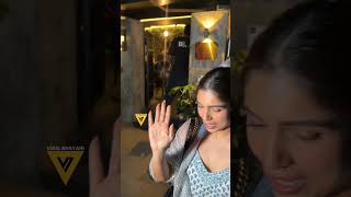 Bhumi Pednekar with sister Samiksha spotted in Bandra [upl. by Birdie]