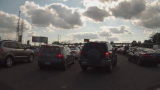 NJ  NYC  Staten Island  Goethals bridge  toll plaza  traffic jam [upl. by Atiuqes]