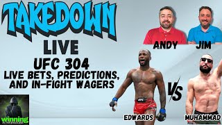 Take Down Live UFC 304 Edwards vs Muhammad Aspinall vs Blaydes  UFC Bets Tips Predictions [upl. by Amelus538]