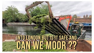 52 narrowboat life UK  Into London But Is It Safe And Can We Moor [upl. by Seni]