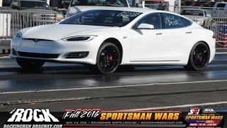 Tesla P100D Takes Over Multiple Drag Racing Classes [upl. by Akinna891]