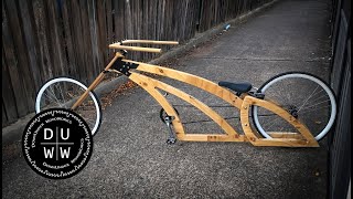 Building the most awesome handmade wooden chopper bike [upl. by Elia]