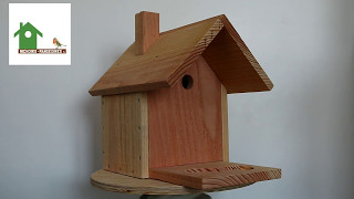 FABRIQUER UN MANGEOIRE A OISEAUX EN BOIS [upl. by Bove]