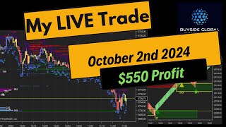 550 Profit  Liquidity amp Order Flow Trading  October 2nd [upl. by Liscomb]