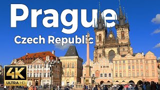 Prague 2023 Old Town Czech Republic Walking Tour 4k Ultra HD 60 fps  With Captions [upl. by Narmak]