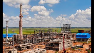 Drone Tour 2 Mtpa Pellet Steel Plant in Nagarnar Chhattisgarh [upl. by Aivatnuhs]