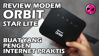 REVIEW MODEM ORBIT STAR LITE PRAKTIS BANGET ORBIT ORBITSTARLITE [upl. by Mas443]