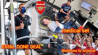 arsenal transfer today✅ arsenal Agree to sign best striker🤝 Medicals scheduled✍️ DONE DEAL✅ [upl. by Gerstein]