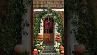 Best Fall Porch Ideas for an Inviting Entryway Using Outside Wreaths amp Pumpkins [upl. by Aisiram]