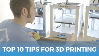 The Top Ten Tips For Getting Started With 3D Printing  3D Printing Guide [upl. by Huntlee491]