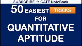 50 Easiest TRICKS to Solve Quantitative Aptitude Problems Unacademy Discount code  HELLOSONU01 [upl. by Nnaeirrac618]