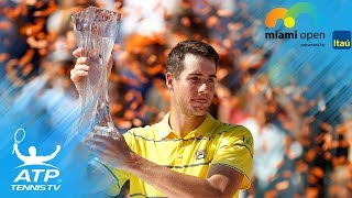 John Isner beats Zverev to win first Masters 1000 title  Miami Open 2018 Final Highlights [upl. by Ellehcirt617]