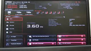 How to Enter Advanced BIOS Settings in MSI B550 Series Motherboard [upl. by Odrarebe]