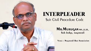 civiljudgeexam2023  Section 88 of CPC Interpleader Suit class by MrMurugan Sub Judge Nagercoil [upl. by Jowett]