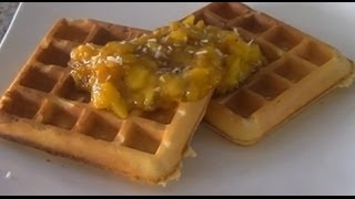 How to make Waffles  Indian style Recipe International Waffles Day Special [upl. by Nomyt]