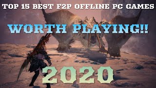 TOP 15 FREE BEST PC OFFLINE GAMES  Free to Playf2p Worth Playing 2020 HD 1080p [upl. by Patrick592]