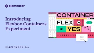 Introducing Elementor 36 PixelPerfect amp Lean Responsive Designs with Flexbox Containers [upl. by Moyer959]