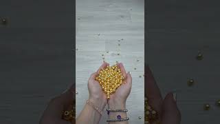 Reverse Gold Beads dominomarble beads [upl. by Greenfield]