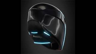 Tron Legacy Sam Flynn Helmet 3D printable model  replica  prop  cosplay  stl  print file [upl. by Gilles737]