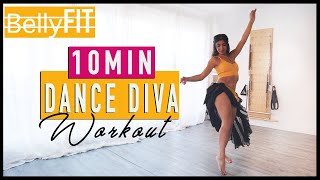 FullBody Diva Workout  10Minute Belly Dance Workout for Total Transformation [upl. by Harriette]