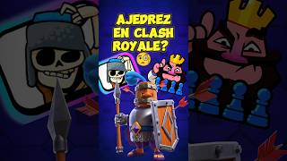 JUGANDO AJEDREZ en CLASH ROYALE 🥸♟️ [upl. by Anaihsat]