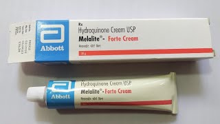 Melalite Forte Cream  Hydroquinone Cream  Melalite Forte Cream Uses Benefits Side effects Review [upl. by Idak304]