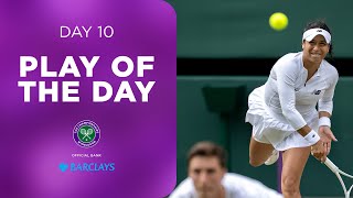 Is this the best doubles rally of the Championships  Play of the Day presented by Barclays [upl. by Elram548]