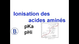 Ionisation des acides aminés  pKa  pHi isoélectrique [upl. by Elke]