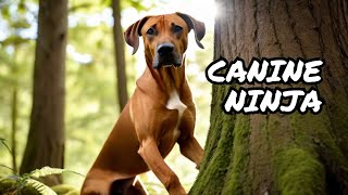 Can a Rhodesian Ridgeback CLIMB TREES Athletic Dog Shocks Owner [upl. by Llohcin]