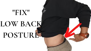 quotFIXquot Anterior Pelvic Tilt SIMPLE MOVEMENT RETRAINING [upl. by Meek]