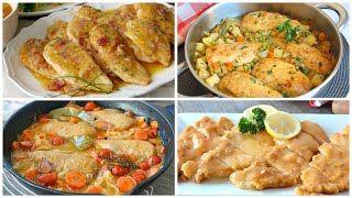 Pechugas de pollo en salsa 4 recetas diferentes [upl. by Aicittel]