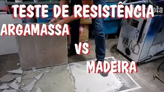 Cerâmica assentada na madeira TESTE DE RESISTÊNCIA EP 12  TEMP  1 [upl. by Tnelc]