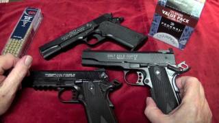 Shooting All Three Colt 1911 22LR Pistols [upl. by Hooge]