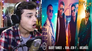 Daddy Yankee x Rkm amp KenY x Arcangel 🐝🍯  Zum Zum Official Video Reaccion [upl. by Nealson]