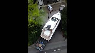 Fairline Targa 45 delivery to Windermere by road drone amp on water handover 😍 [upl. by Bonaparte645]