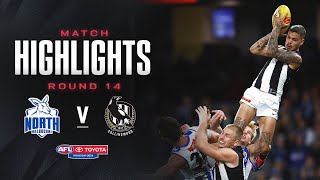 North Melbourne v Collingwood Highlights  Round 14 2024  AFL [upl. by Silevi675]