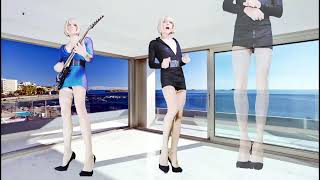 Crossdresser Faustine Flower Cover Guitar and Vocals Musical Clip Nice Legs and High Heels [upl. by Hoenack]