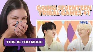 GOING SEVENTEEN EP23 부족오락관 1 Tribal Games 1  REACTION [upl. by Moazami]