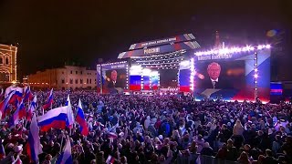 Putin speaks at concert to celebrate annexation of Ukrainian regions [upl. by Adleme378]