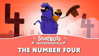 The Number Four Instrumental  StoryBots [upl. by Hulen223]