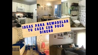 IDEAS PARA REMODELAR TU CASA CON POCO DINERO [upl. by Alamak]