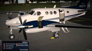 X Plane Carenado KingAir C 90B [upl. by Ru]