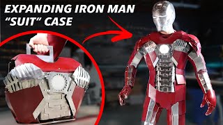 Real Iron Man Expandable Briefcase Suit  FULL METAL Iron Man Mark 5 Armor [upl. by Diane-Marie]