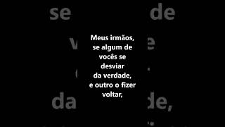 Carta de Tiago 5 versículo 19 Paciência e oração [upl. by Menard]