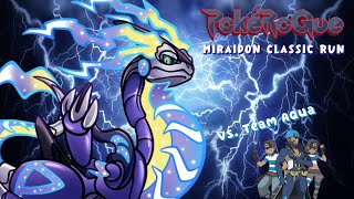 Pokerogue  Miraidon Classic Run vs Team Aqua No Resets [upl. by Eltsryk395]