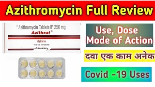 Azithral Tablet  Uses Side Effects amp Mode of Action  Azithromycin Tablet ke fayde [upl. by Cleres]