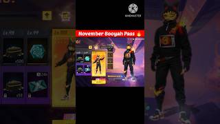 November Booyah Pass 🔥 shortvideo freefire tranding [upl. by Ailelc]